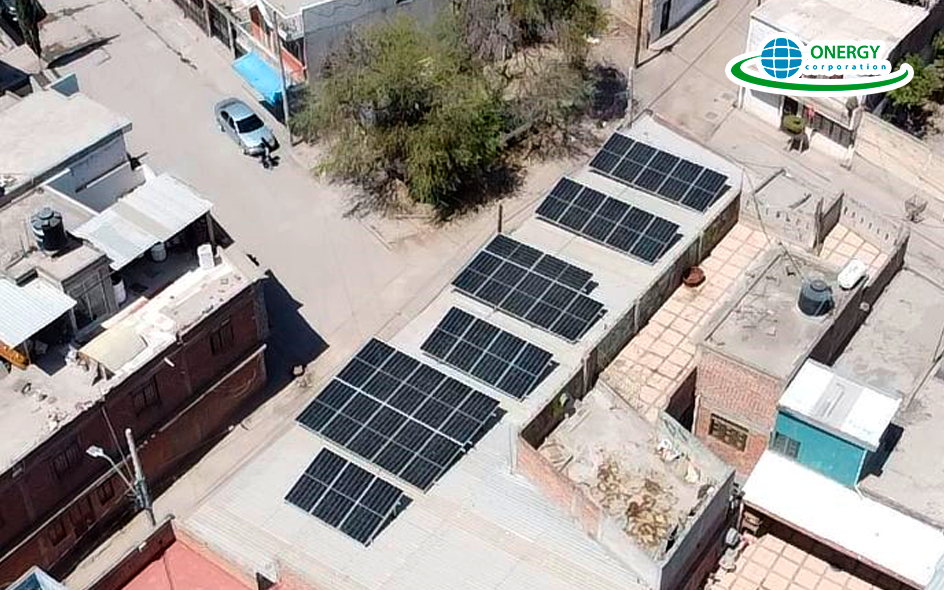 Paneles solares en Calzado Komander